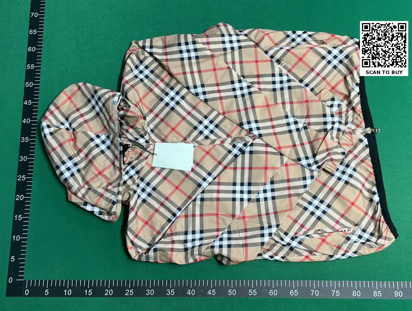New Plaid Knight Horse Double-Sided Jacket  in the Best OopBuy Spreadsheet QC photos