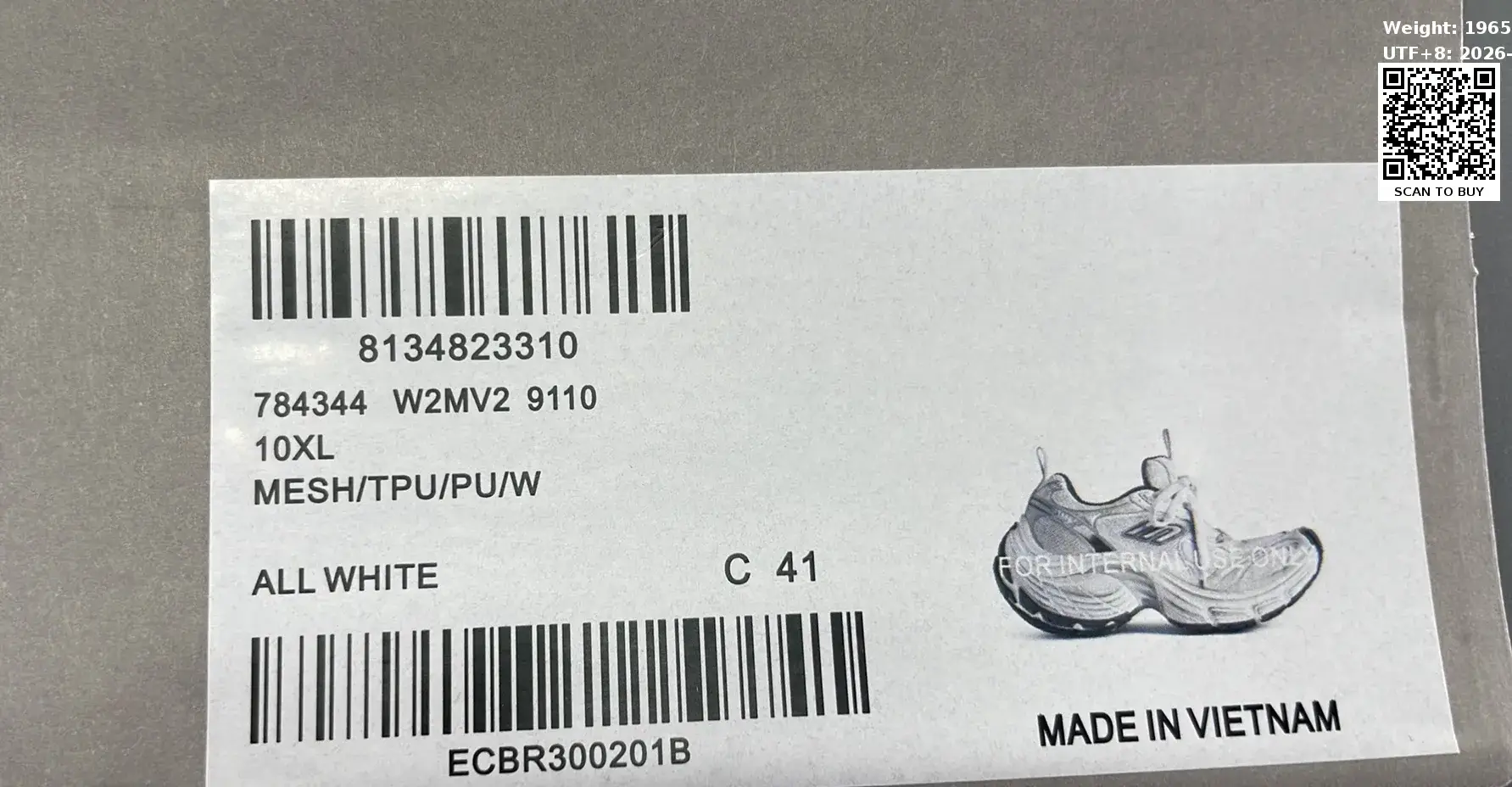 🔥1:1 batch BALENCIAGA White & Orange 10XL Sneakers  in the Best OopBuy Spreadsheet QC photos