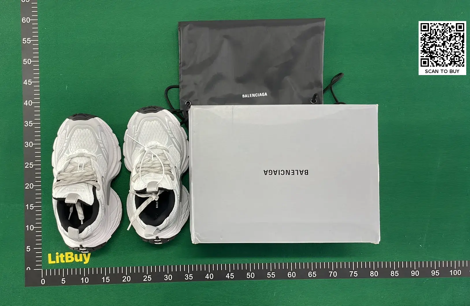🔥1:1 batch BALENCIAGA White & Orange 10XL Sneakers  in the Best OopBuy Spreadsheet QC photos