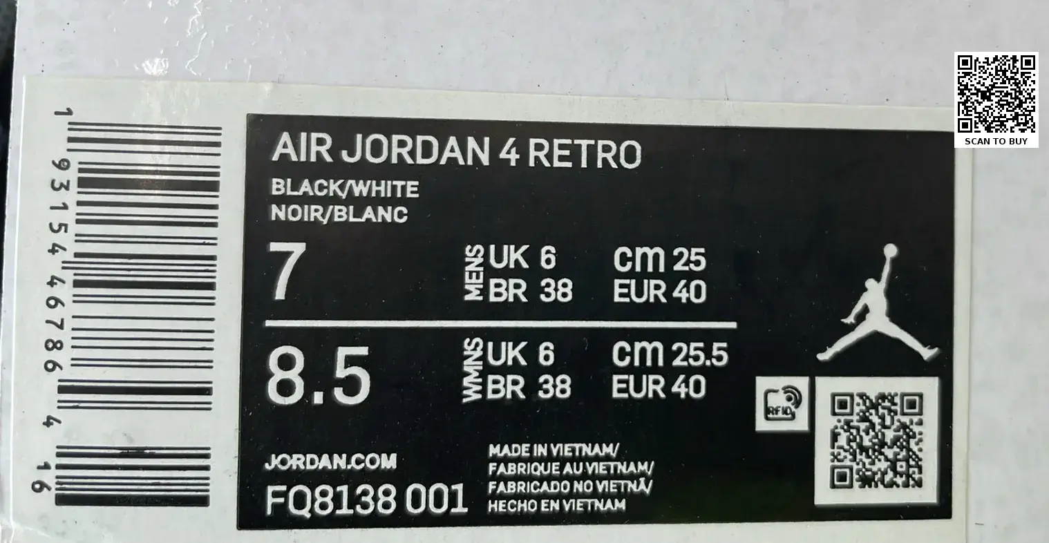 Jordan Air Jordan 4（30+）  in the Best OopBuy Spreadsheet QC photos