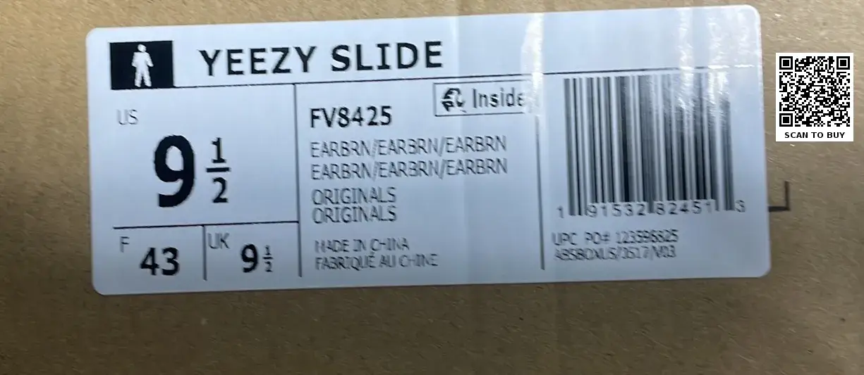 Adidas Originals Yeezy Slide (10+)  in the Best OopBuy Spreadsheet QC photos