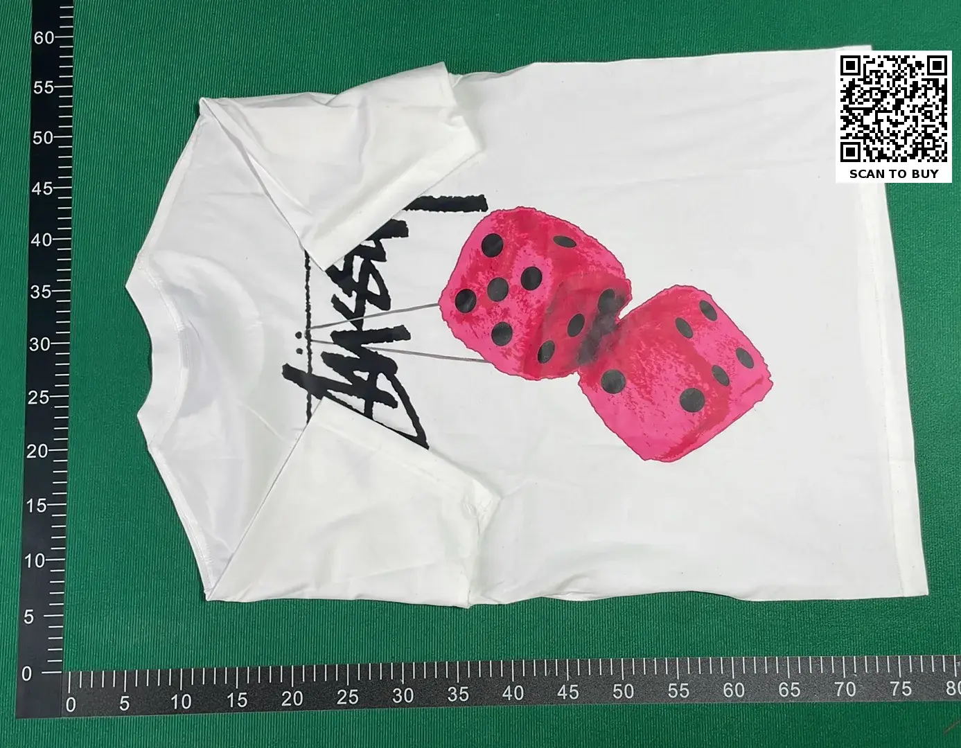 Stussy T-shirt tee （35+）  in the Best OopBuy Spreadsheet QC photos