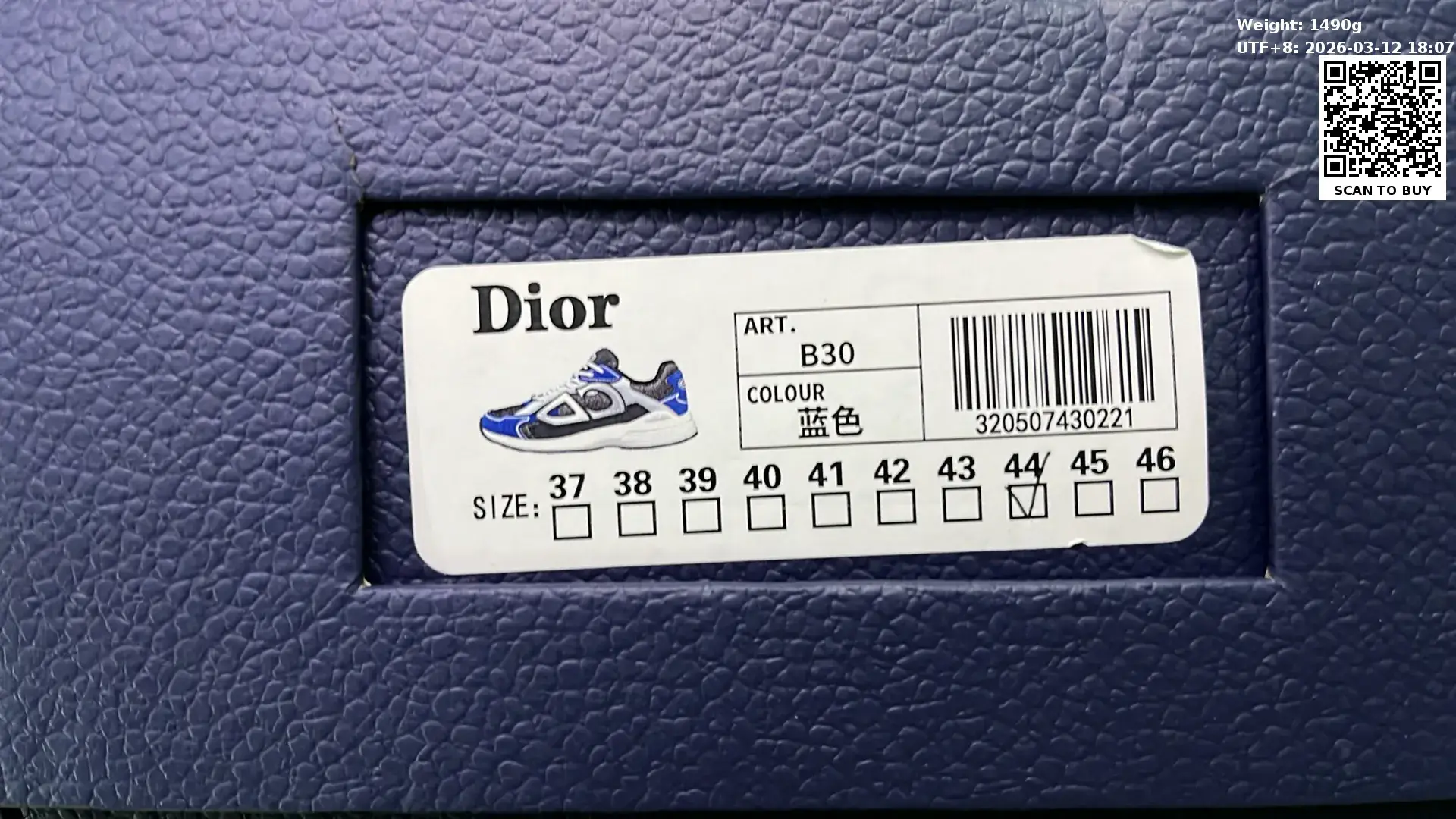 Dior B30 （10+）  in the Best OopBuy Spreadsheet QC photos