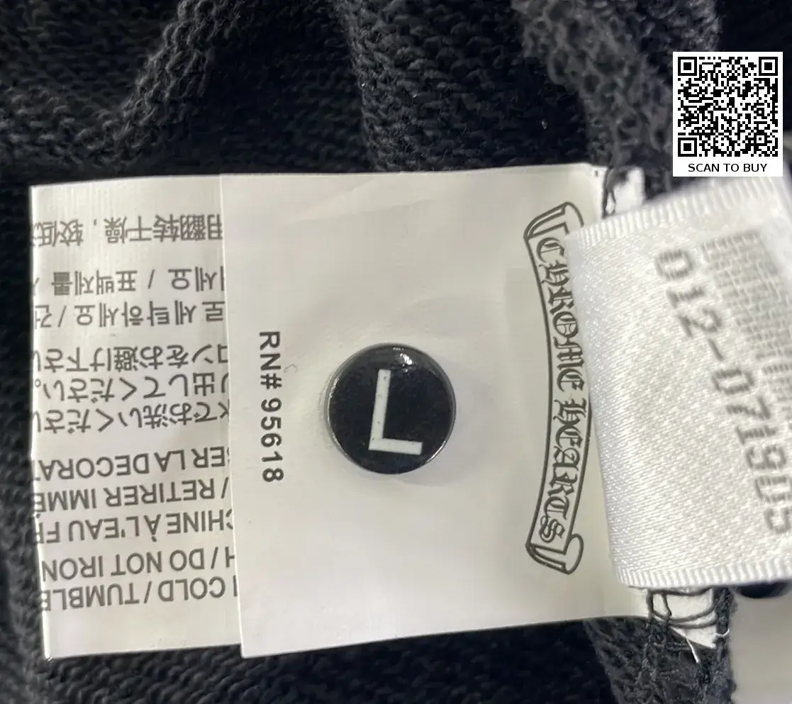1:1 Batch ChroHearts hoodie  in the Best OopBuy Spreadsheet QC photos