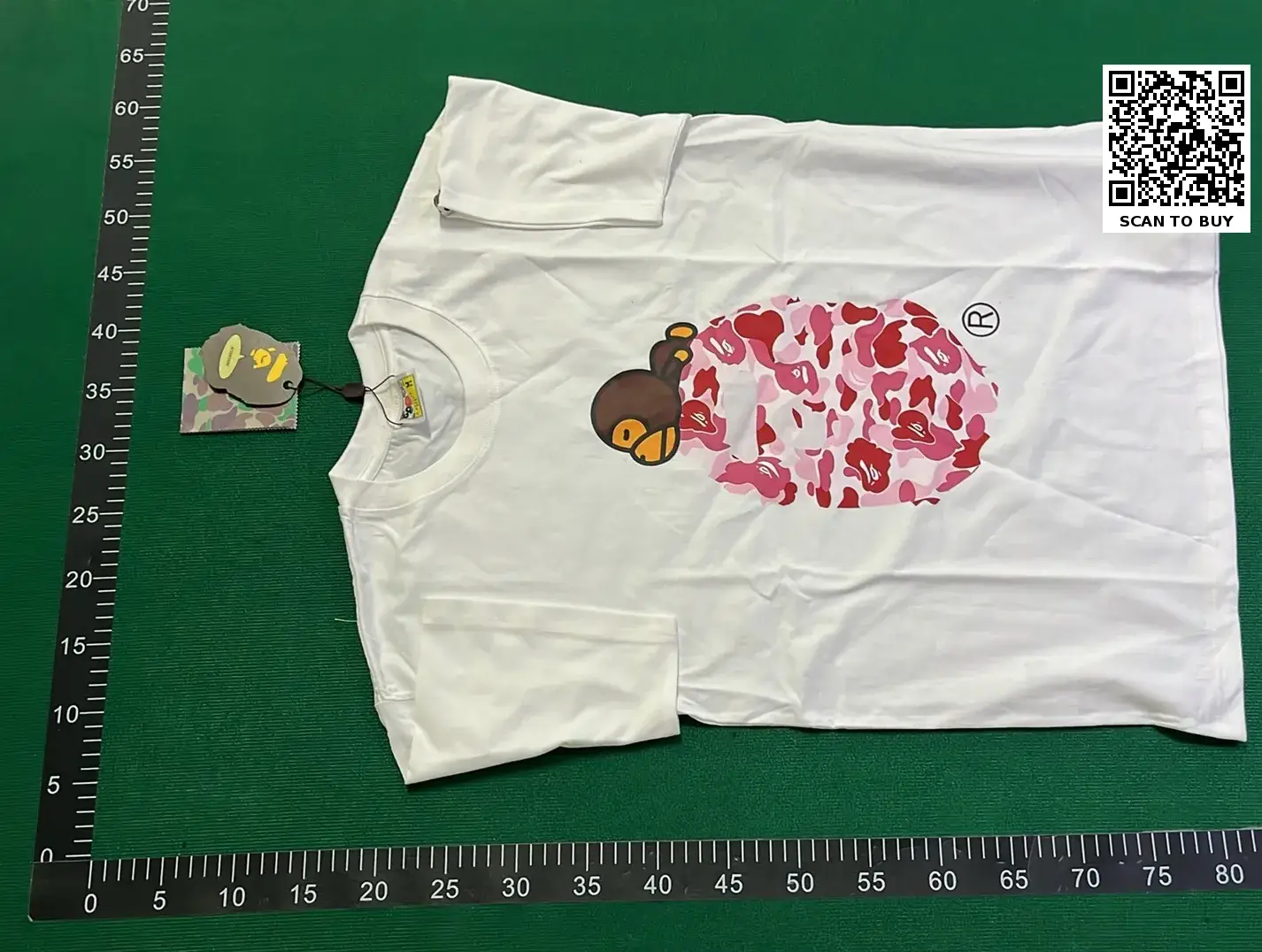 1:1 Batch BAPEE T-shirt  in the Best OopBuy Spreadsheet QC photos
