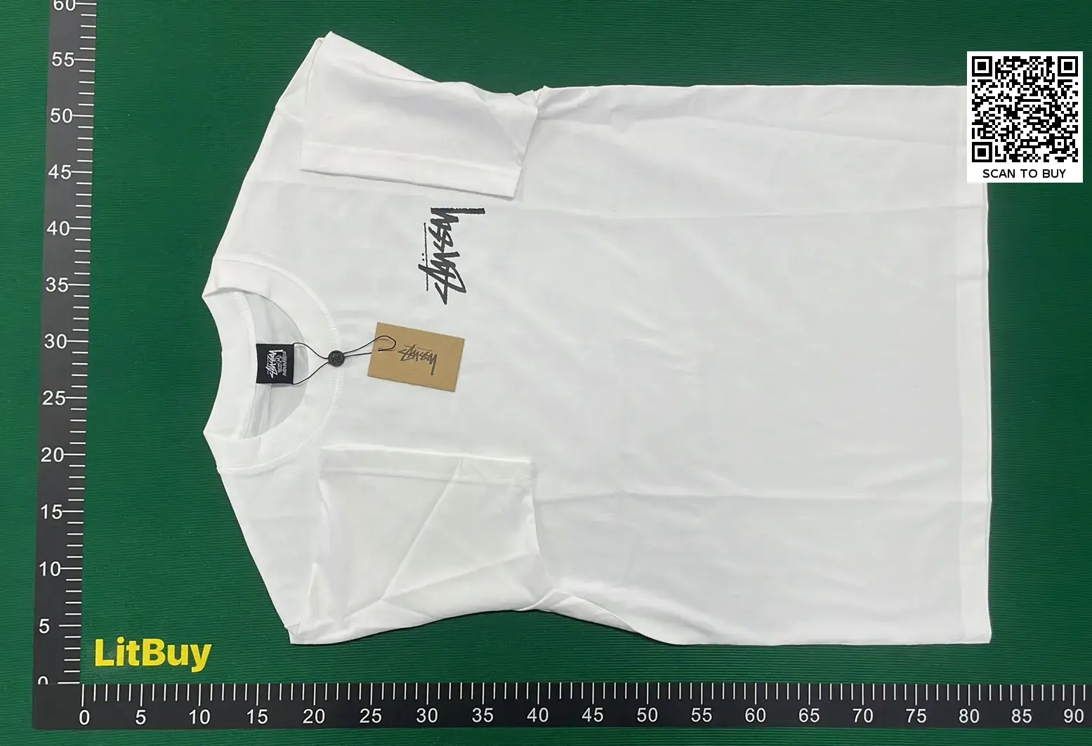Stussy T-shirt  in the Best OopBuy Spreadsheet QC photos