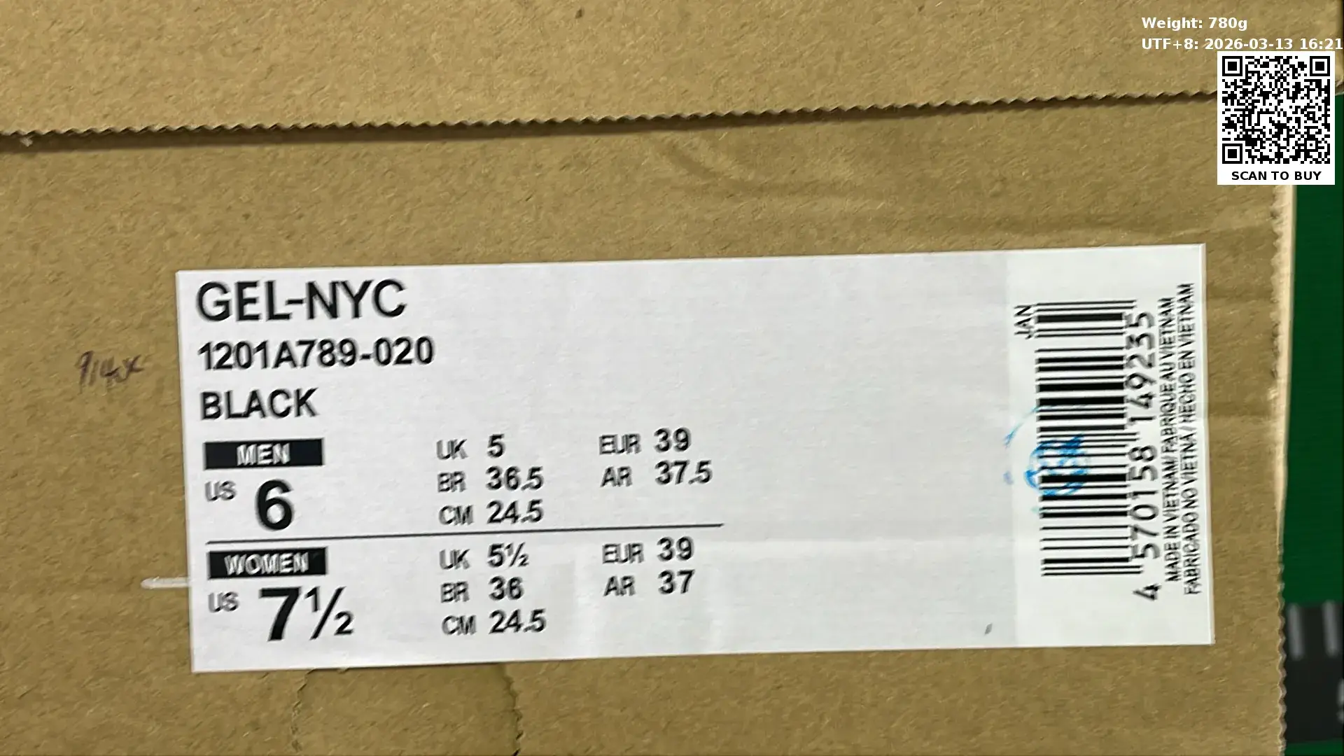 1:1 Batch Asics GEL-NYCshoes  in the Best OopBuy Spreadsheet QC photos