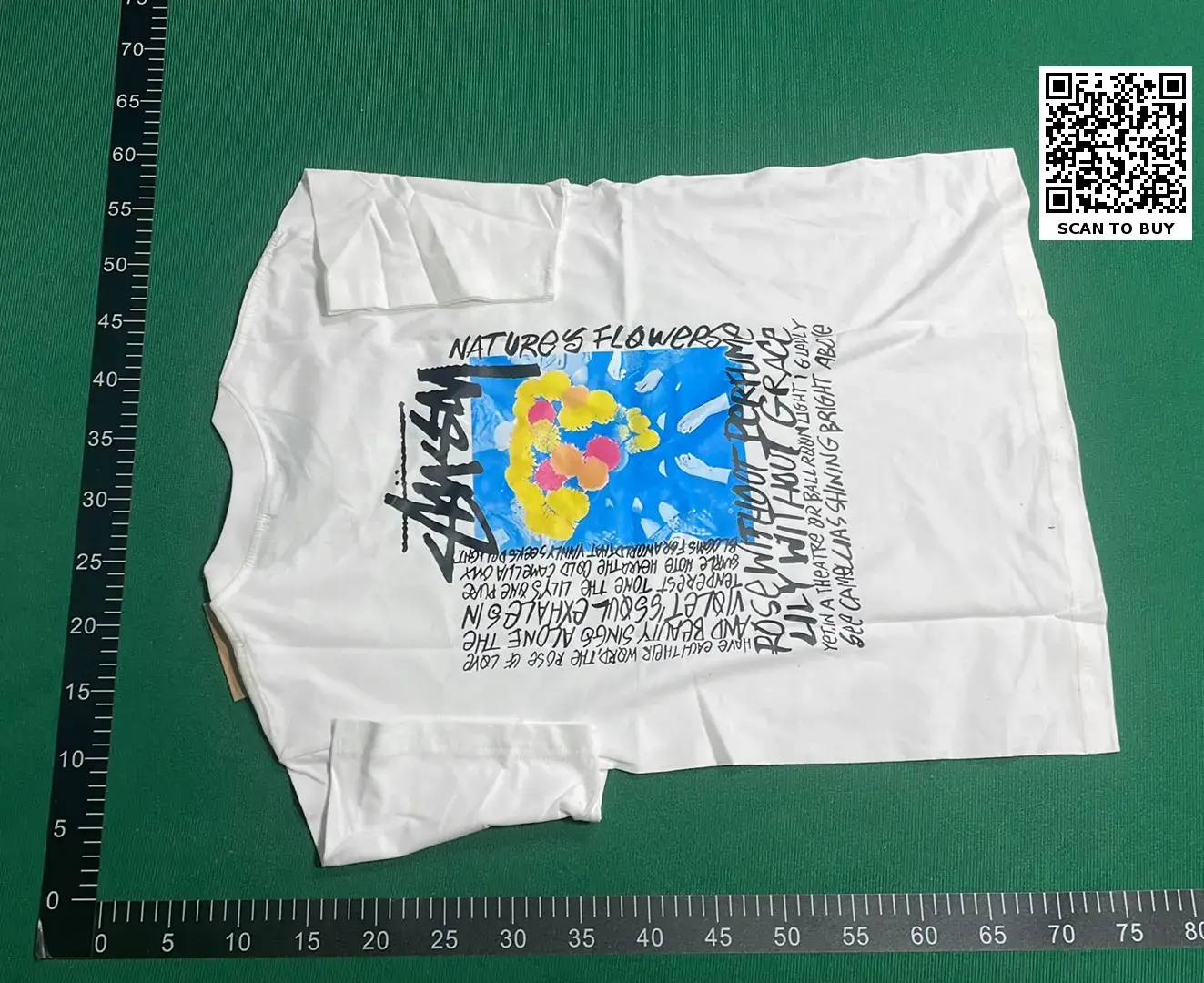 Stussy T-shirt tee （35+）  in the Best OopBuy Spreadsheet QC photos