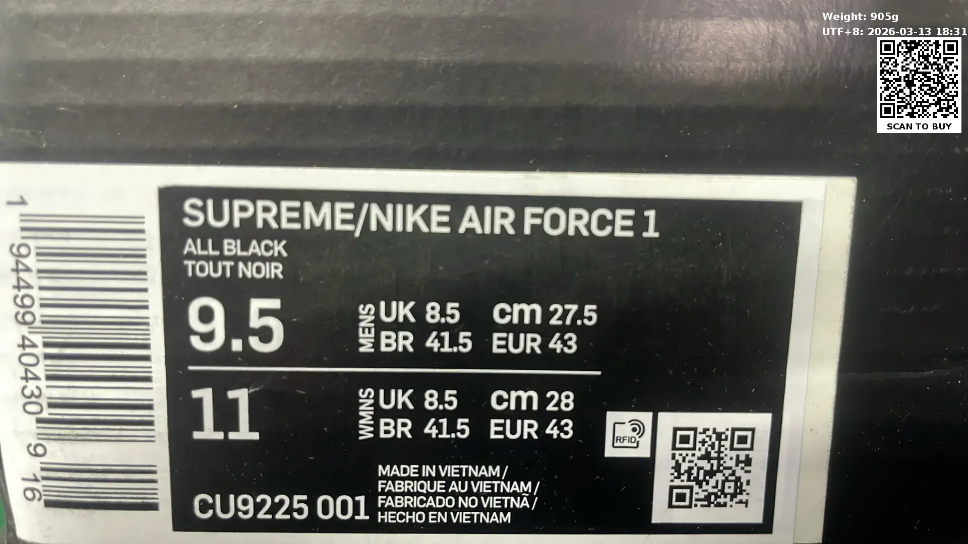 Nike Air Force 1 (20+)  in the Best OopBuy Spreadsheet QC photos