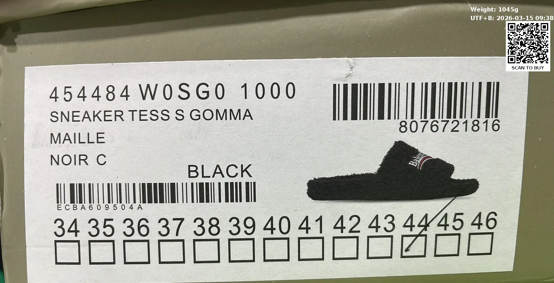 Balenciaga Furry (5+)  in the Best OopBuy Spreadsheet QC photos