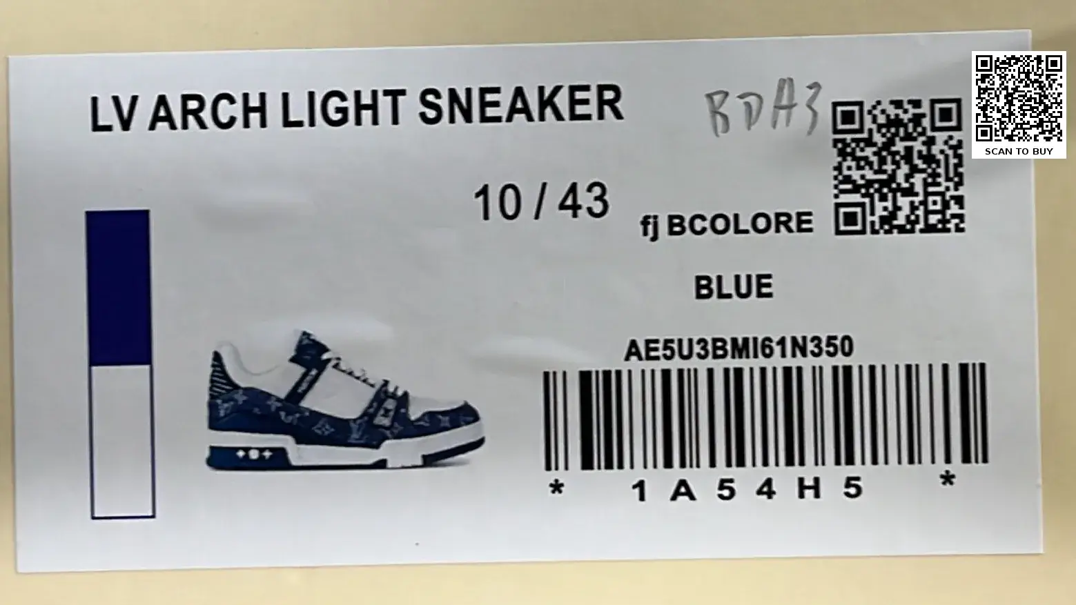 B3D 系带平底低帮板鞋-L  in the Best OopBuy Spreadsheet QC photos