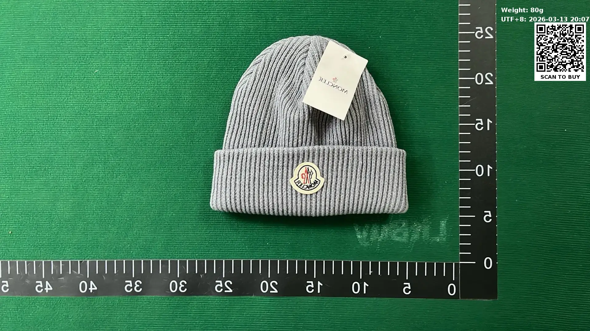 monclar beanie Hat  in the Best OopBuy Spreadsheet QC photos