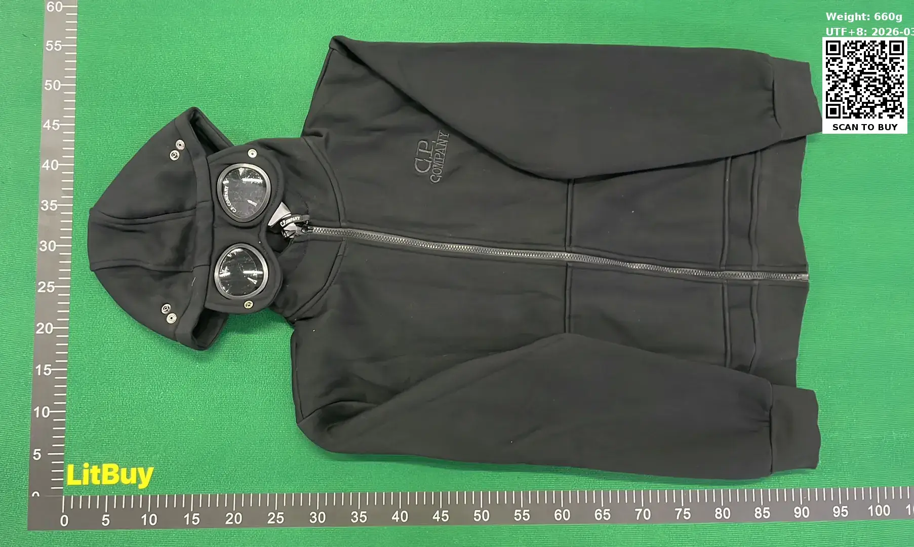 1:1 Batch C.P Hooded Sweatshirt Zip-Up Jacket  in the Best OopBuy Spreadsheet QC photos