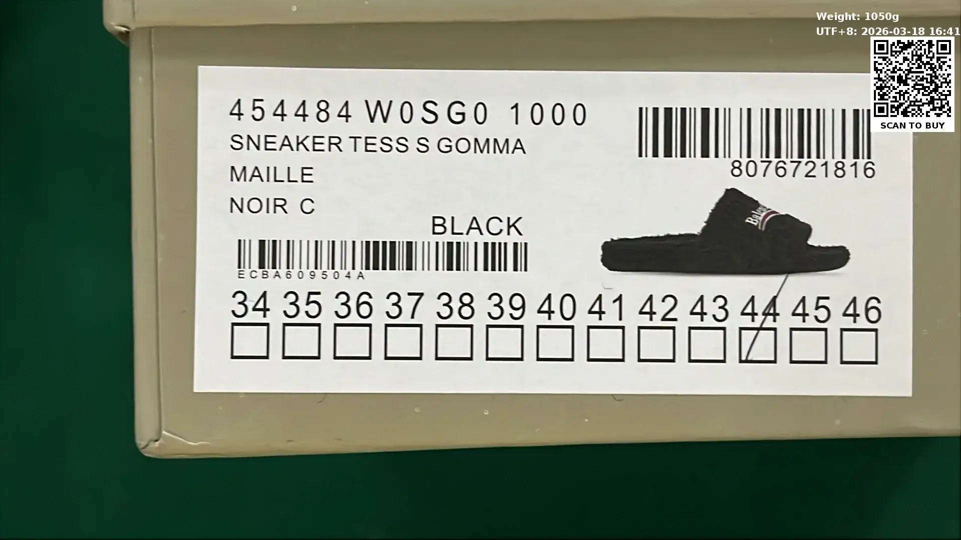 Balenciaga Furry (5+)  in the Best OopBuy Spreadsheet QC photos