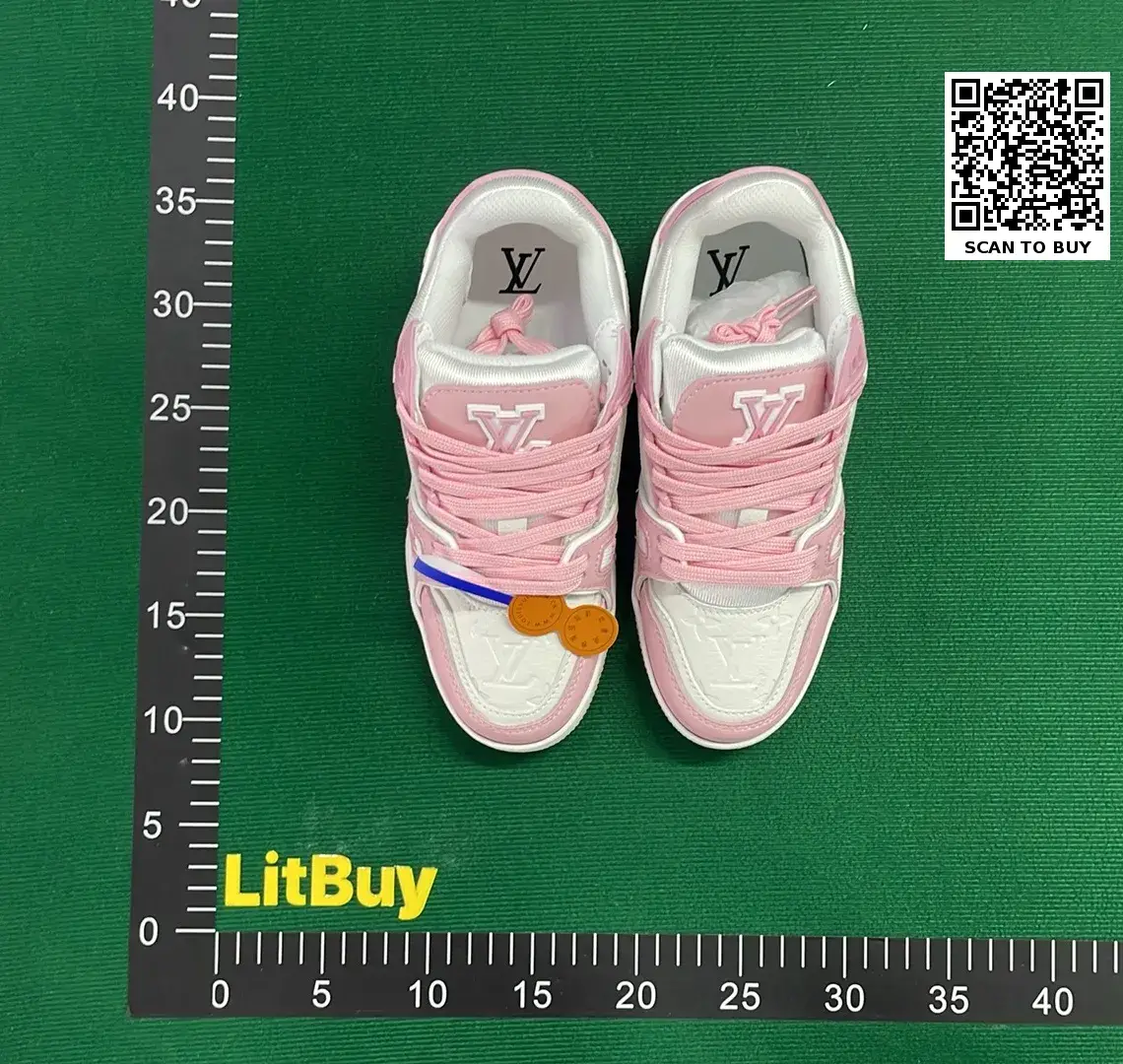 B3D 系带平底低帮板鞋-L  in the Best OopBuy Spreadsheet QC photos