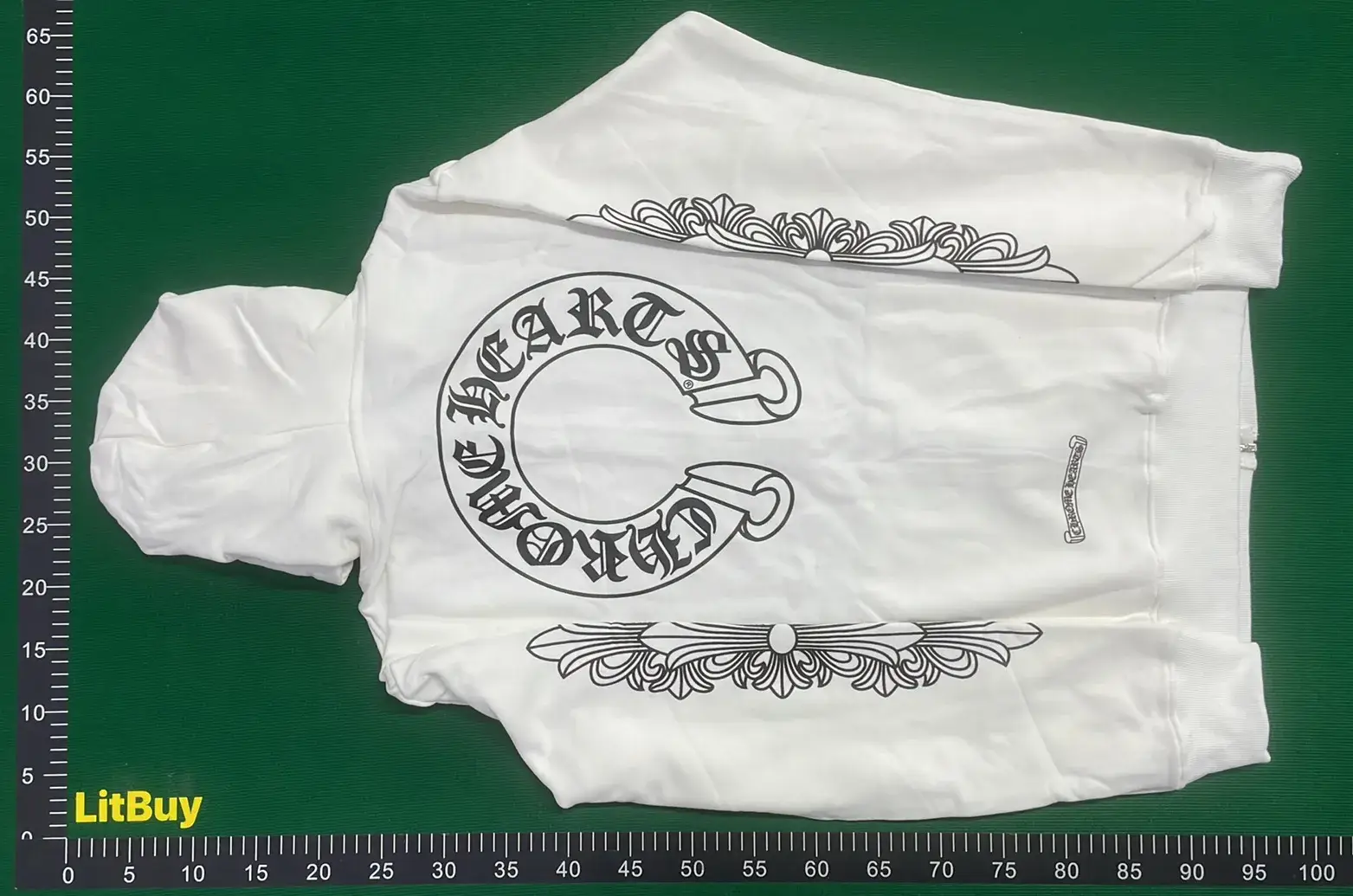 1:1 Batch ChroHearts hoodie  in the Best OopBuy Spreadsheet QC photos