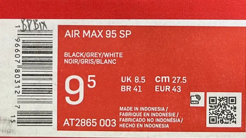 🔥1:1 batch Nike Air Max 95  in the Best OopBuy Spreadsheet QC photos