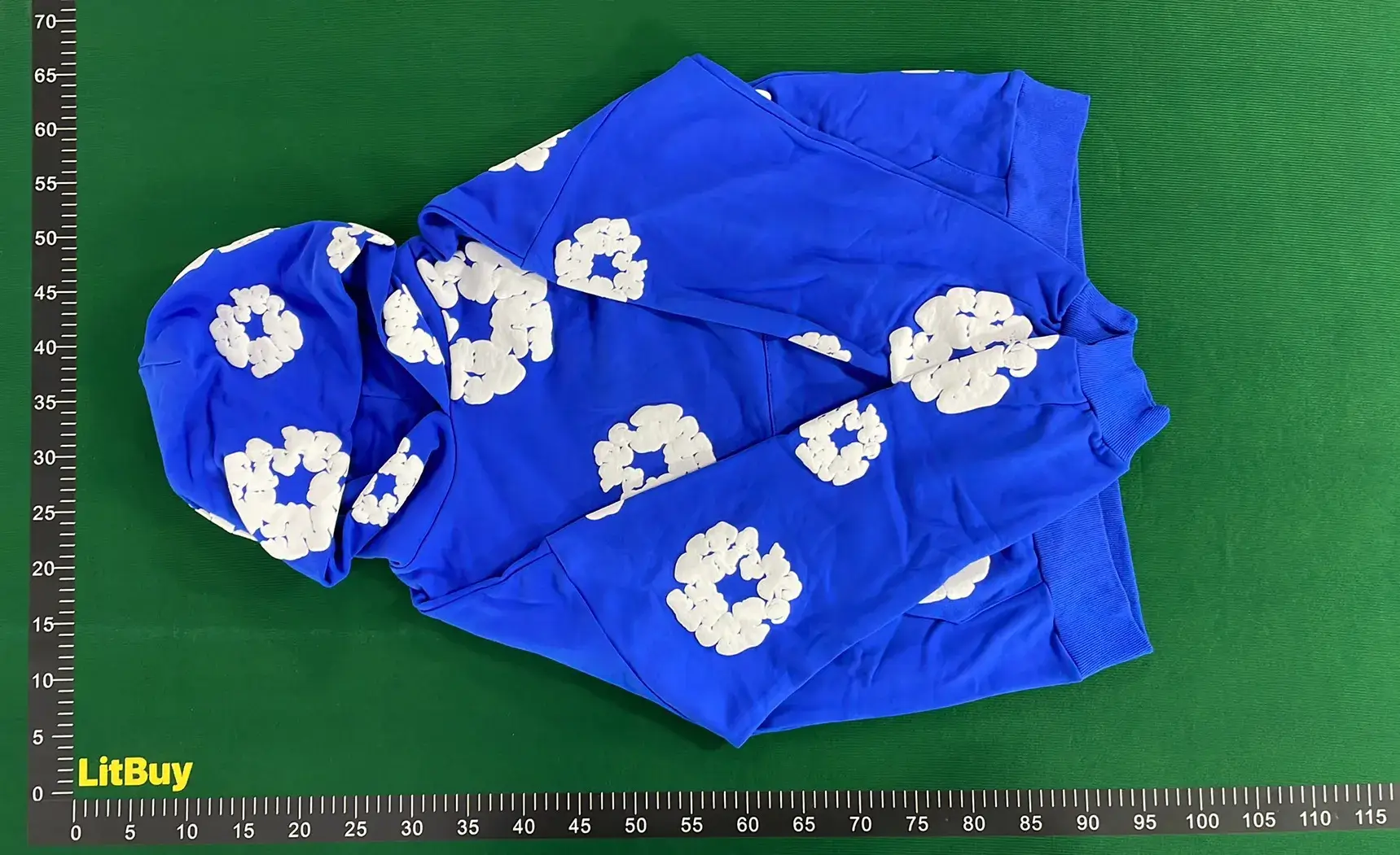 1:1 Batch Kapok Foam Flower Set High Street Loose Hoodie and Sweatpants-P4M  in the Best OopBuy Spreadsheet QC photos
