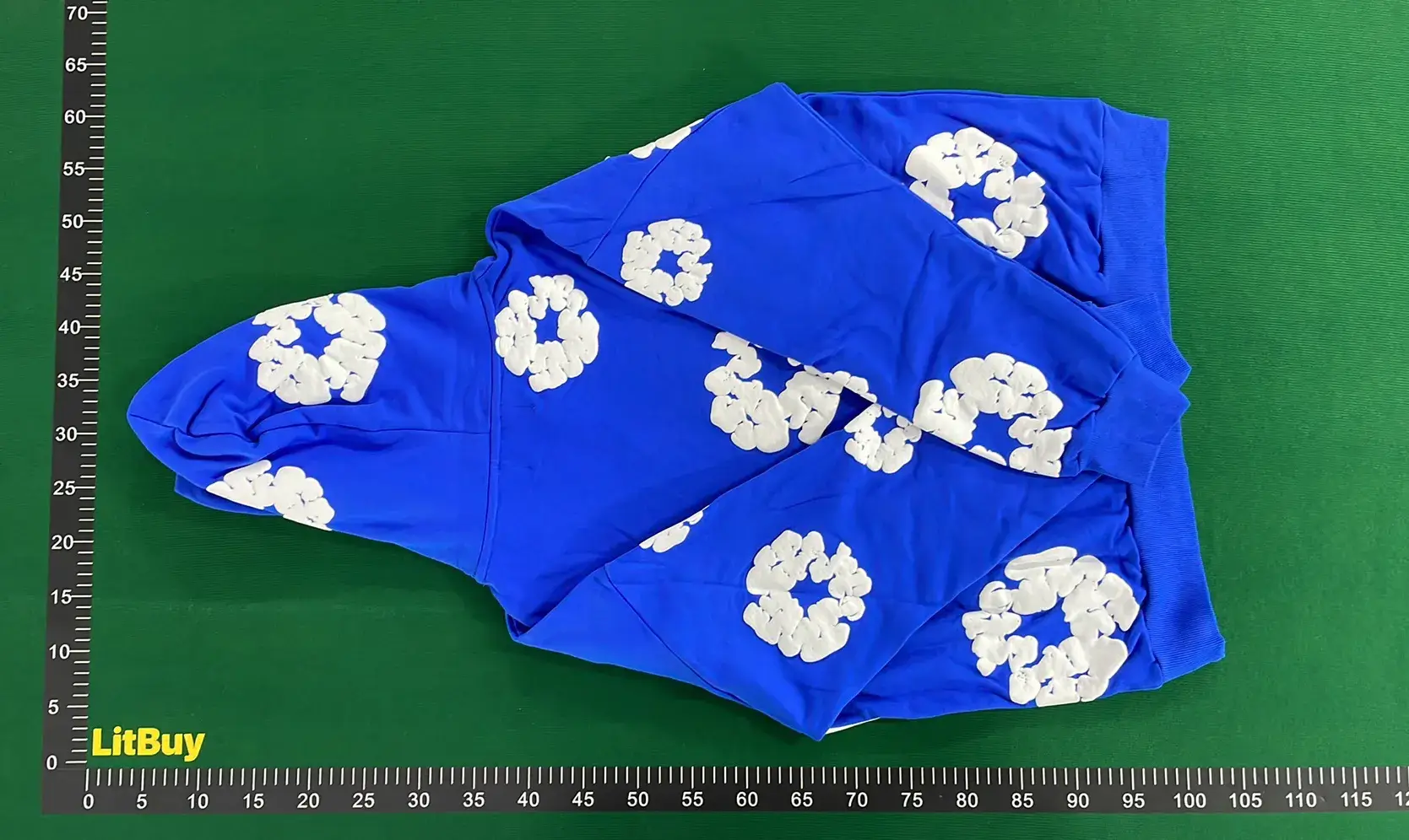 1:1 Batch Kapok Foam Flower Set High Street Loose Hoodie and Sweatpants-P4M  in the Best OopBuy Spreadsheet QC photos