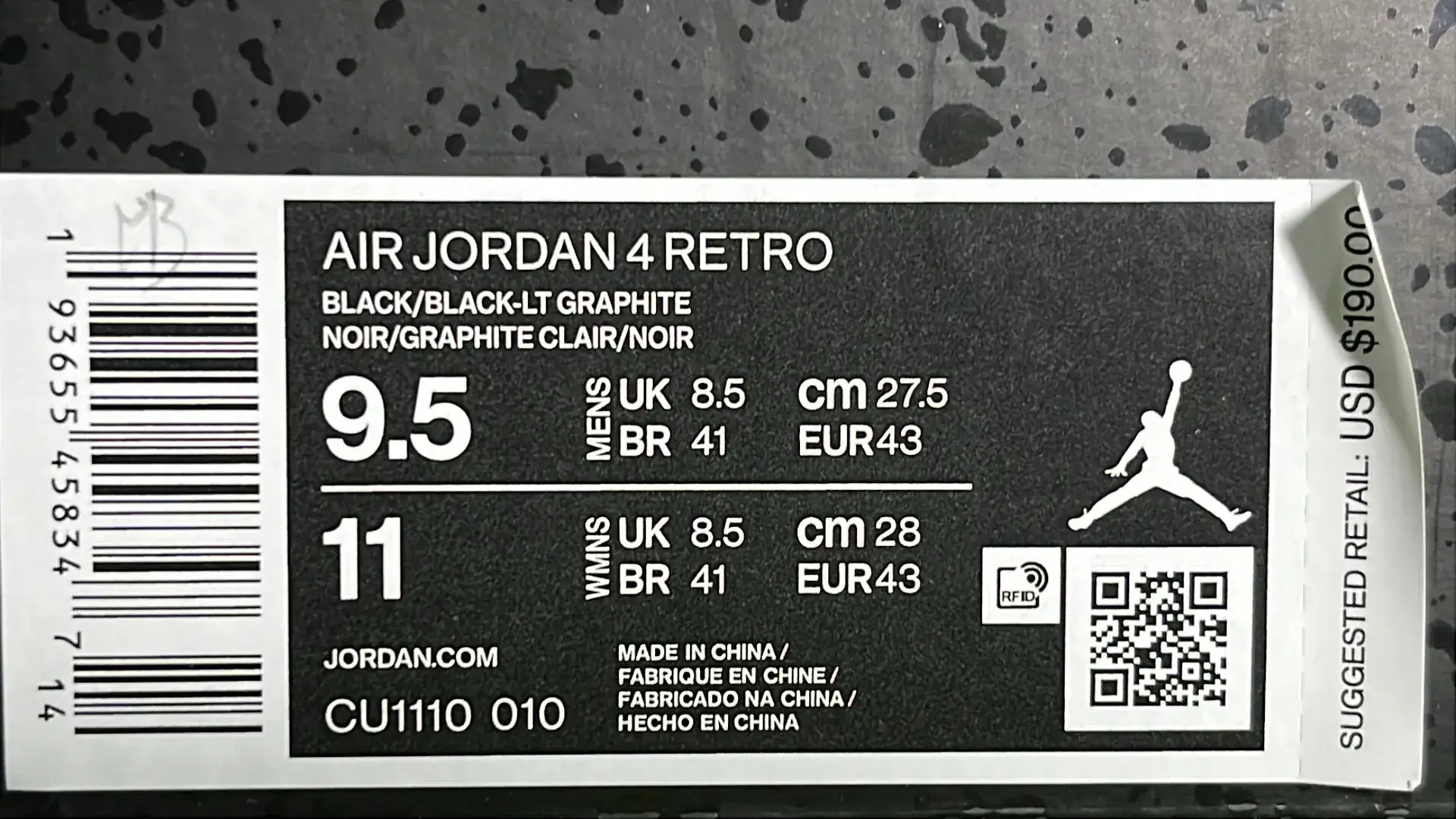 🔥1:1 batch Jordan Air Jordan 4 Retro"Bred Reimagined"  in the Best OopBuy Spreadsheet QC photos