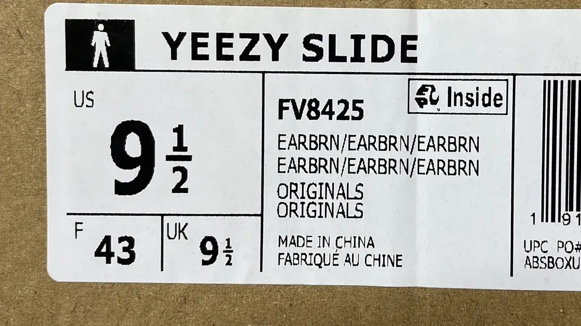 Adidas Originals Yeezy Slide (10+)  in the Best OopBuy Spreadsheet QC photos