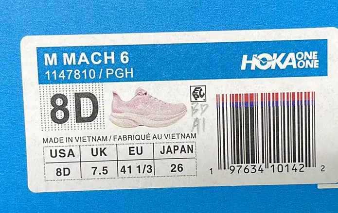 🔥1:1 batch HOKA WMNS Mach 6 Poppy Squash Orange  in the Best OopBuy Spreadsheet QC photos