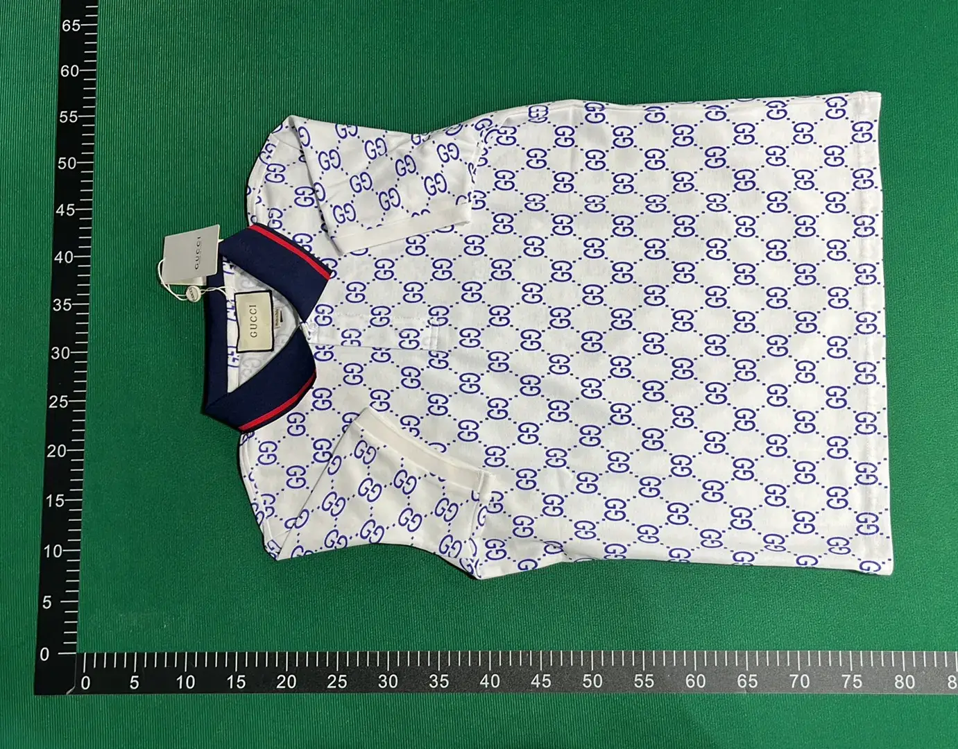 Men's Lapel Piqu&eacute; Cotton Print Short Sleeve Polo Shirt Fashion  in the Best OopBuy Spreadsheet QC photos