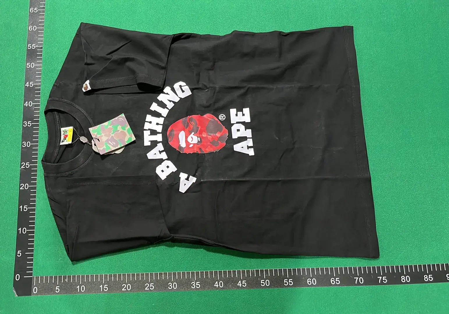 1:1 Batch BAPEE T-shirt  in the Best OopBuy Spreadsheet QC photos