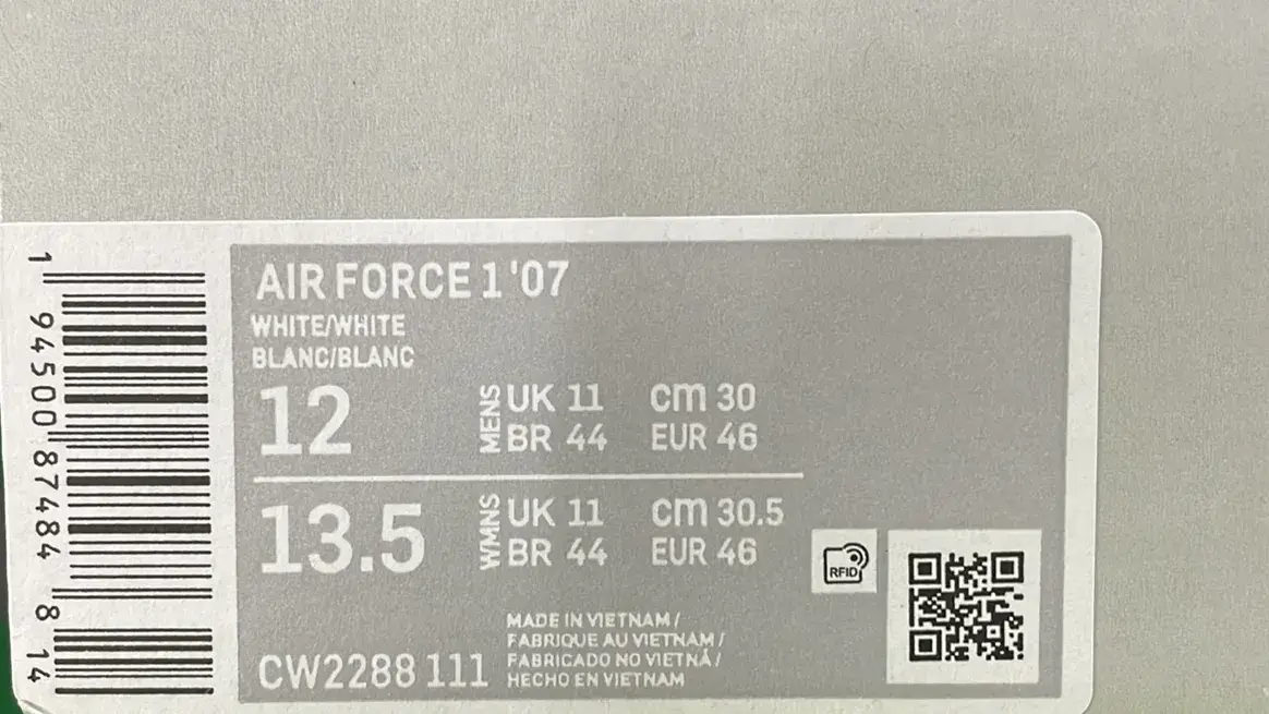  🔥1:1 batch Nike Air Force 1 White Low Top Sneakers – QC photos preview | CnFans  | 7480911811