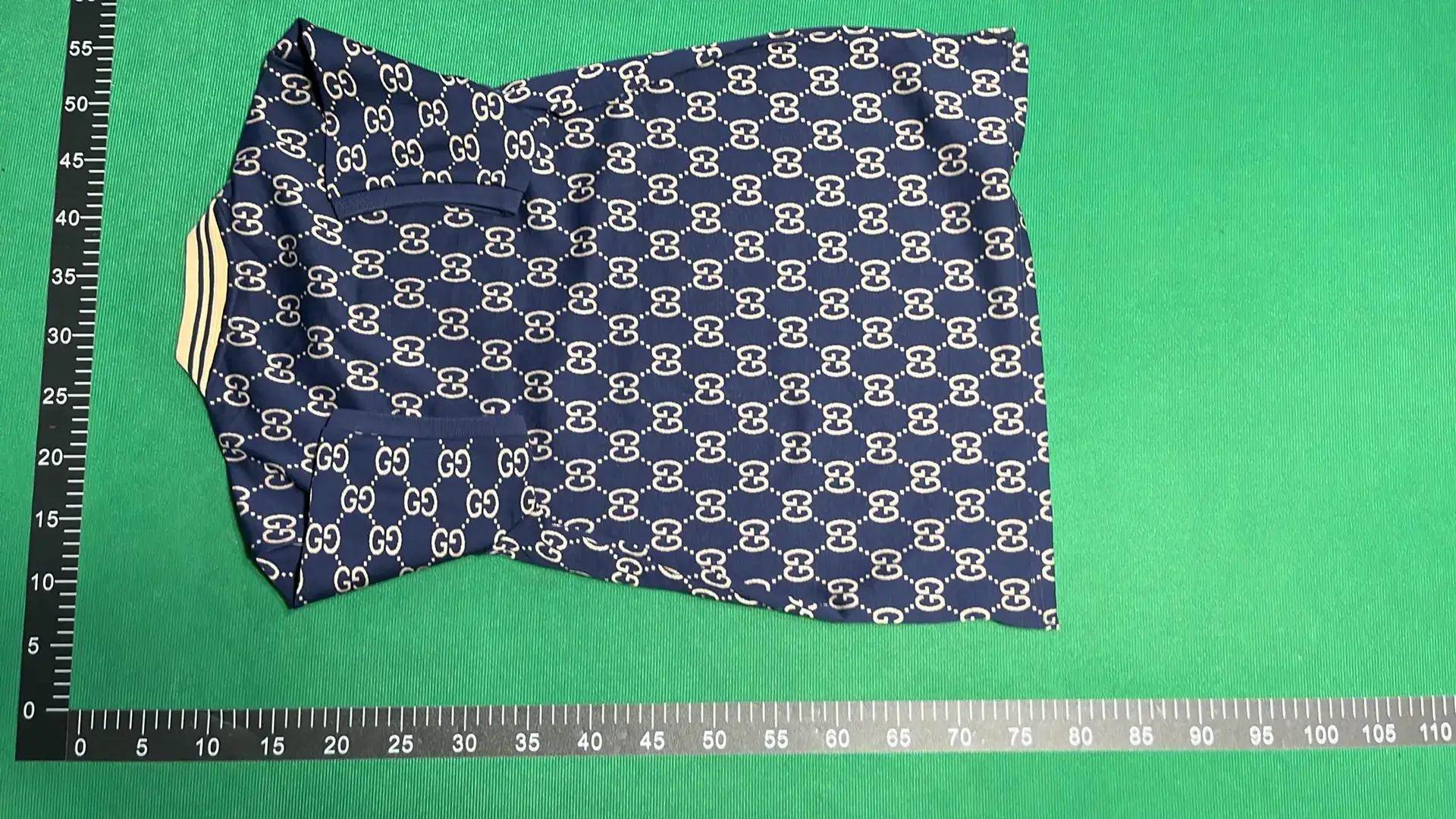 Men's Lapel Piqu&eacute; Cotton Print Short Sleeve Polo Shirt Fashion  in the Best OopBuy Spreadsheet QC photos