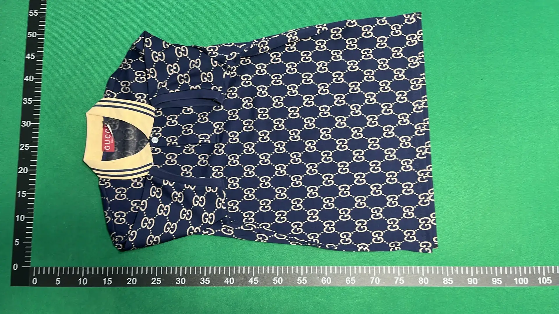 Men's Lapel Piqu&eacute; Cotton Print Short Sleeve Polo Shirt Fashion  in the Best OopBuy Spreadsheet QC photos