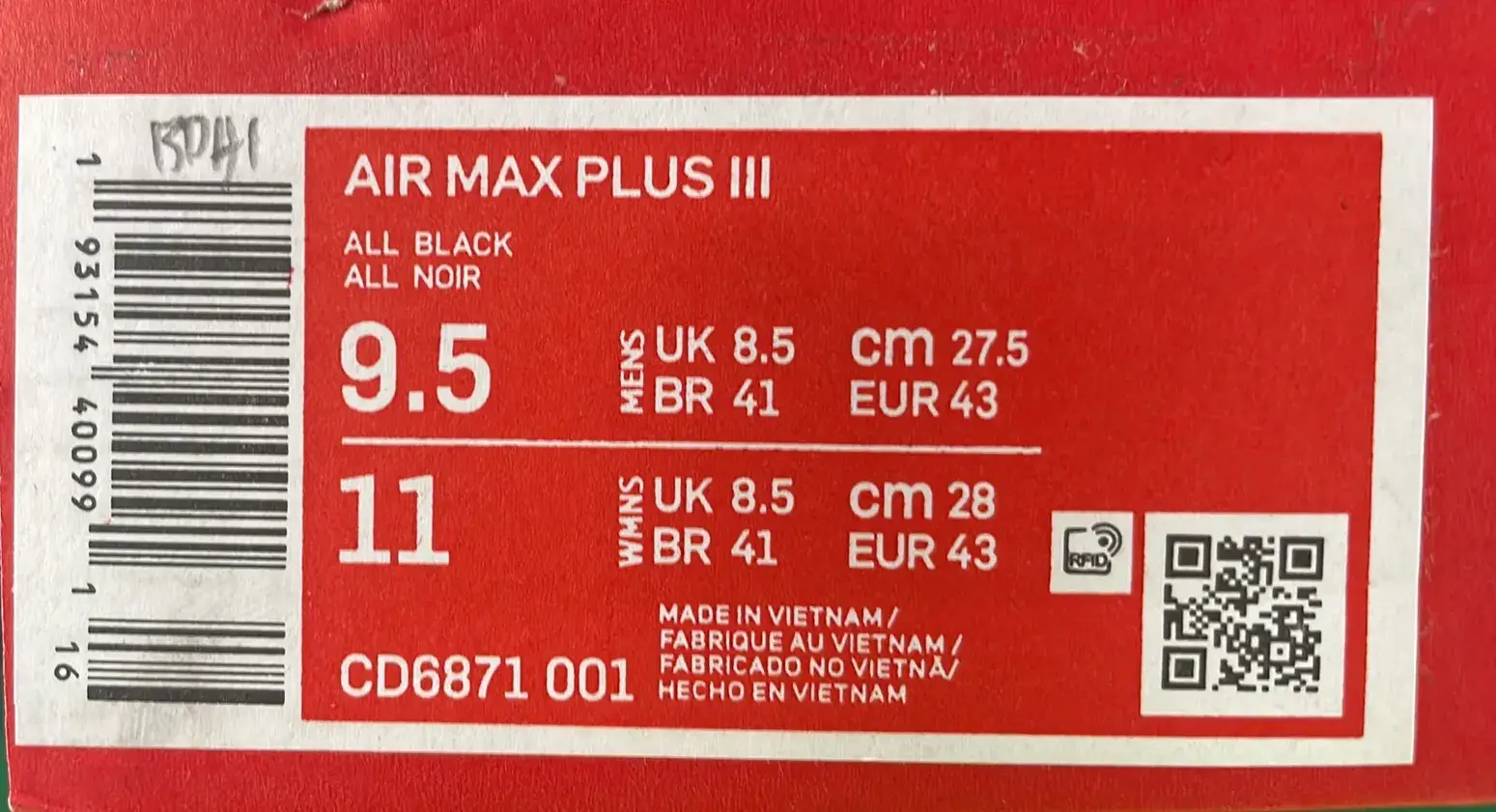  🔥1:1 batch Nike Air Max Plus3 Obsidian – QC photos preview | CnFans  | 7507857067