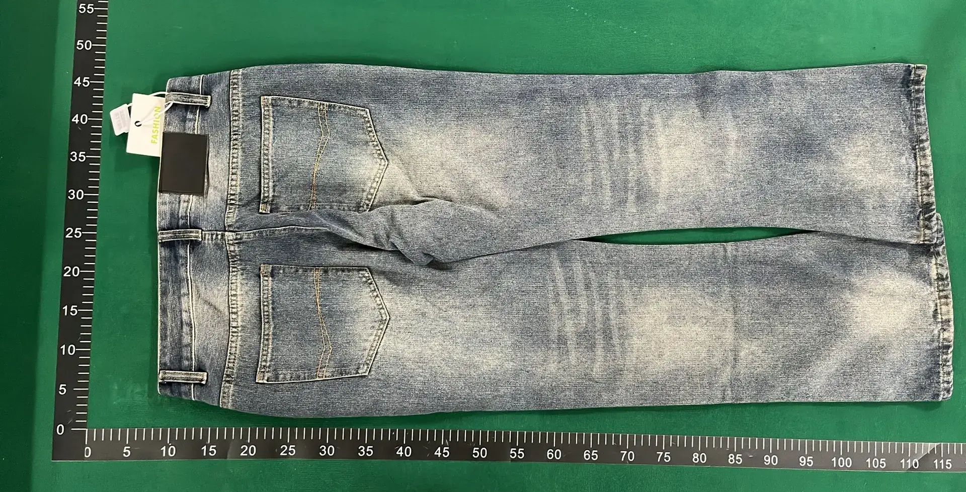 B*l*n***g* flared jeans  in the Best OopBuy Spreadsheet QC photos