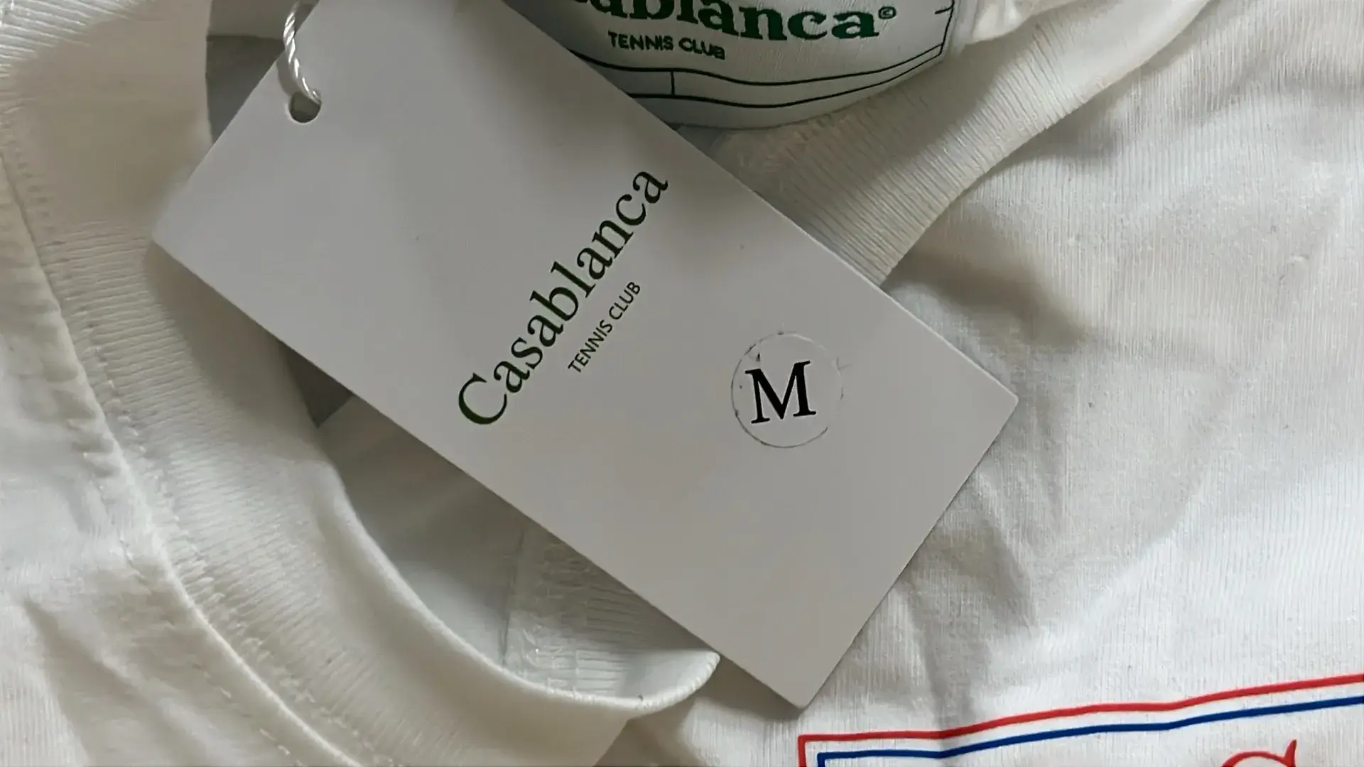 2023现货专供Casablanca 卡萨布兰卡双纱纯棉男女T恤嘻哈休闲短袖  in the Best OopBuy Spreadsheet QC photos