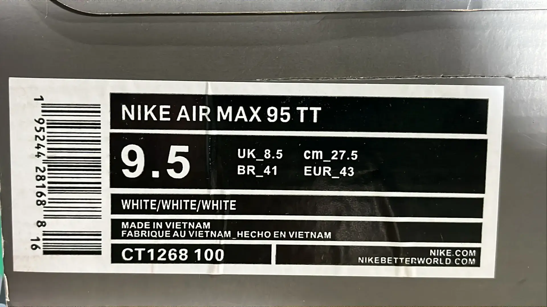 B3D Max95 Retro Minimalist Shock-Absorbing Non-Slip Casual Running Shoes  in the Best OopBuy Spreadsheet QC photos