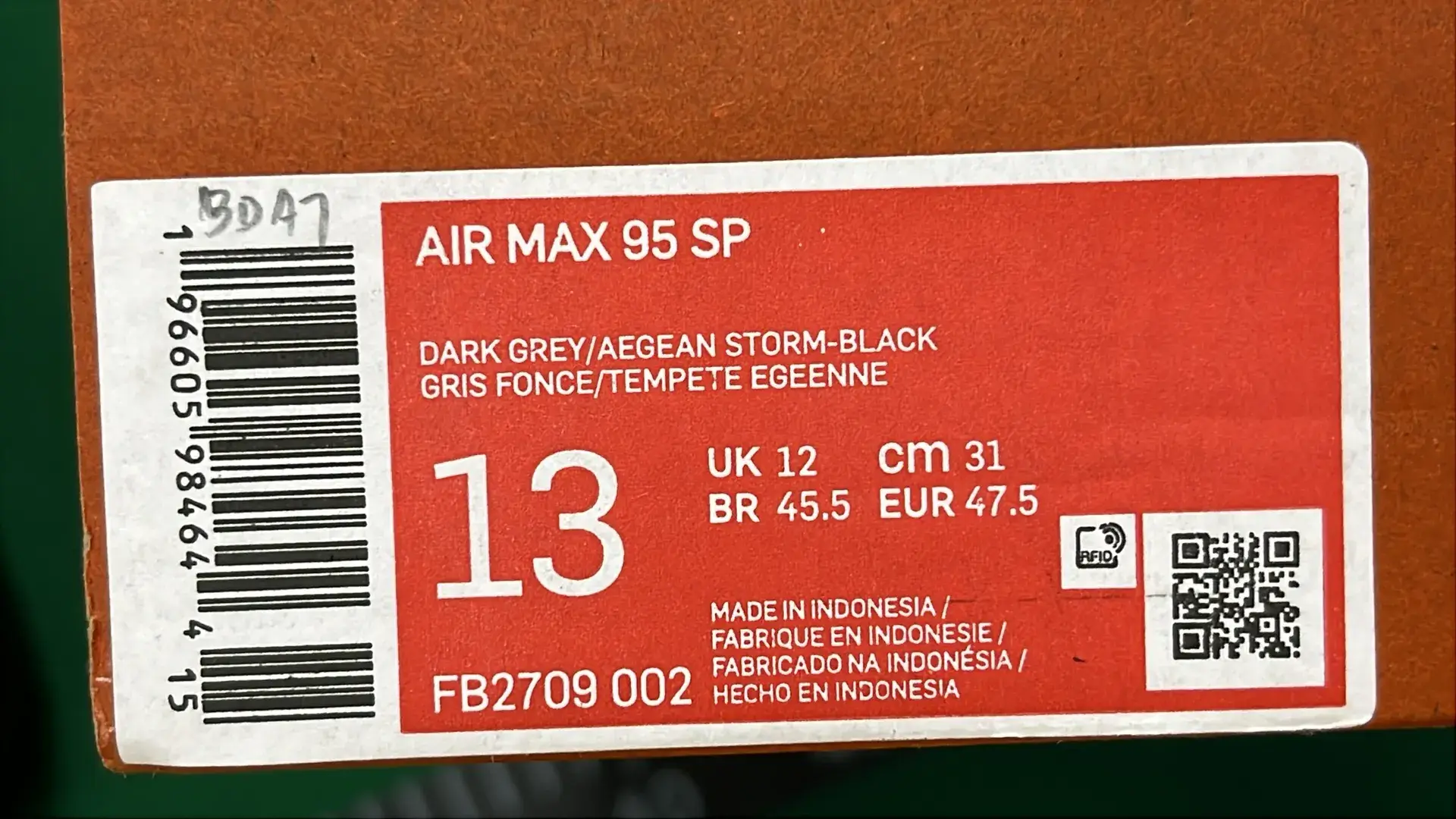 🔥1:1 batch Nike Air Max 95  in the Best OopBuy Spreadsheet QC photos