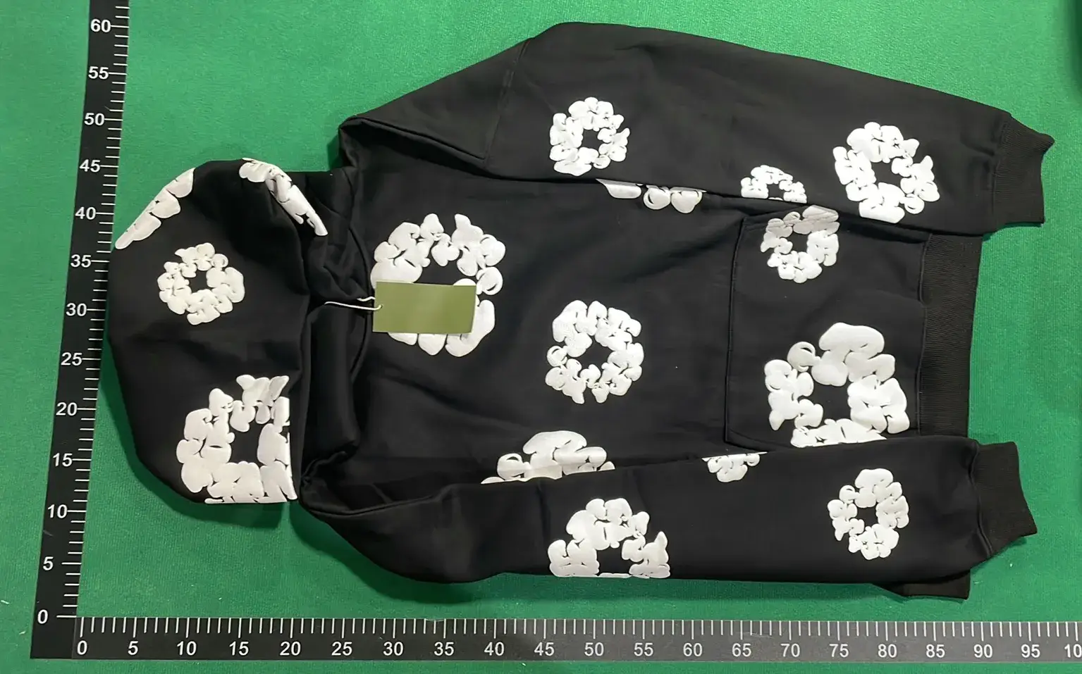 1:1 Batch Kapok Foam Flower Set High Street Loose Hoodie and Sweatpants-P4M  in the Best OopBuy Spreadsheet QC photos