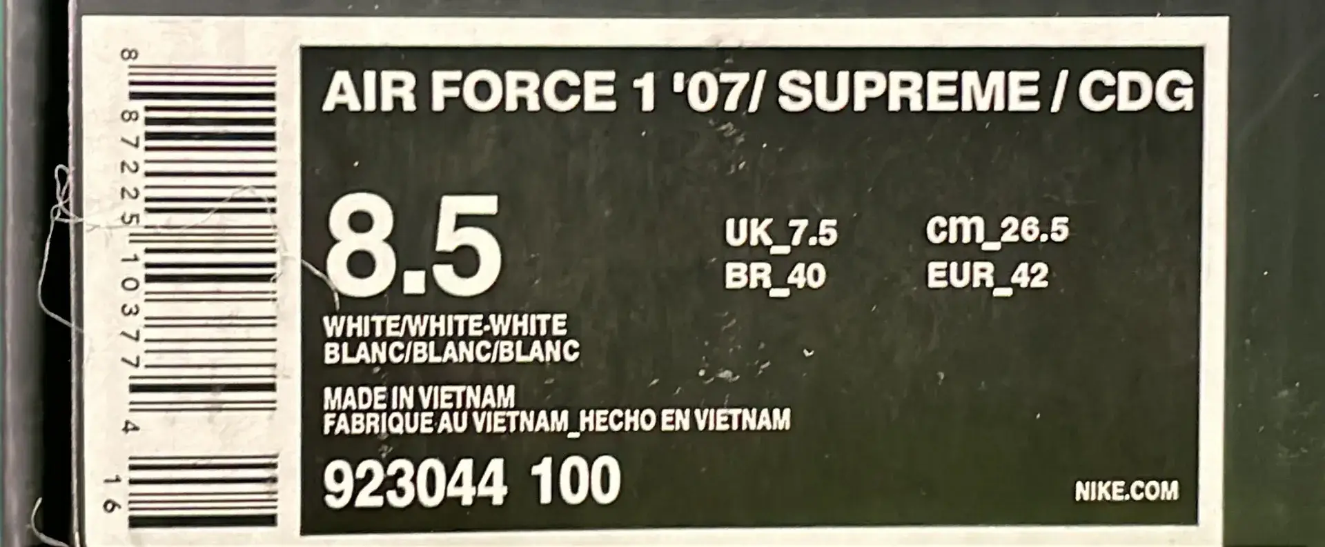  🔥1:1 batch Nike Air Force x Supreme x CDG – QC photos preview | CnFans  | 7461379898