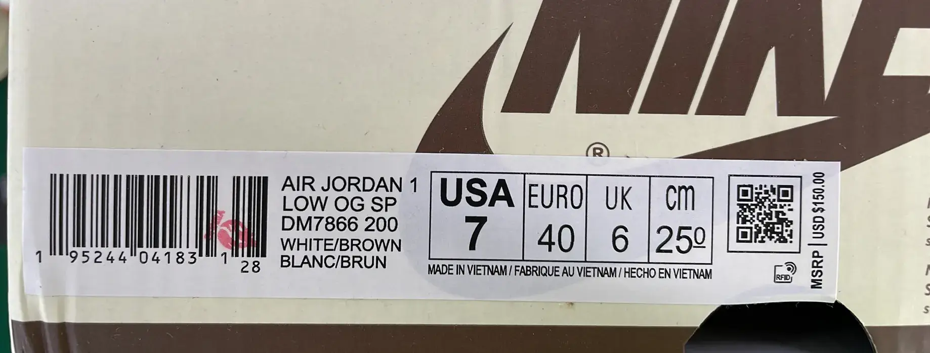 ** Ba**h Jor**n x Tr***s S**ott 1 Hi*h O* *P  in the Best OopBuy Spreadsheet QC photos
