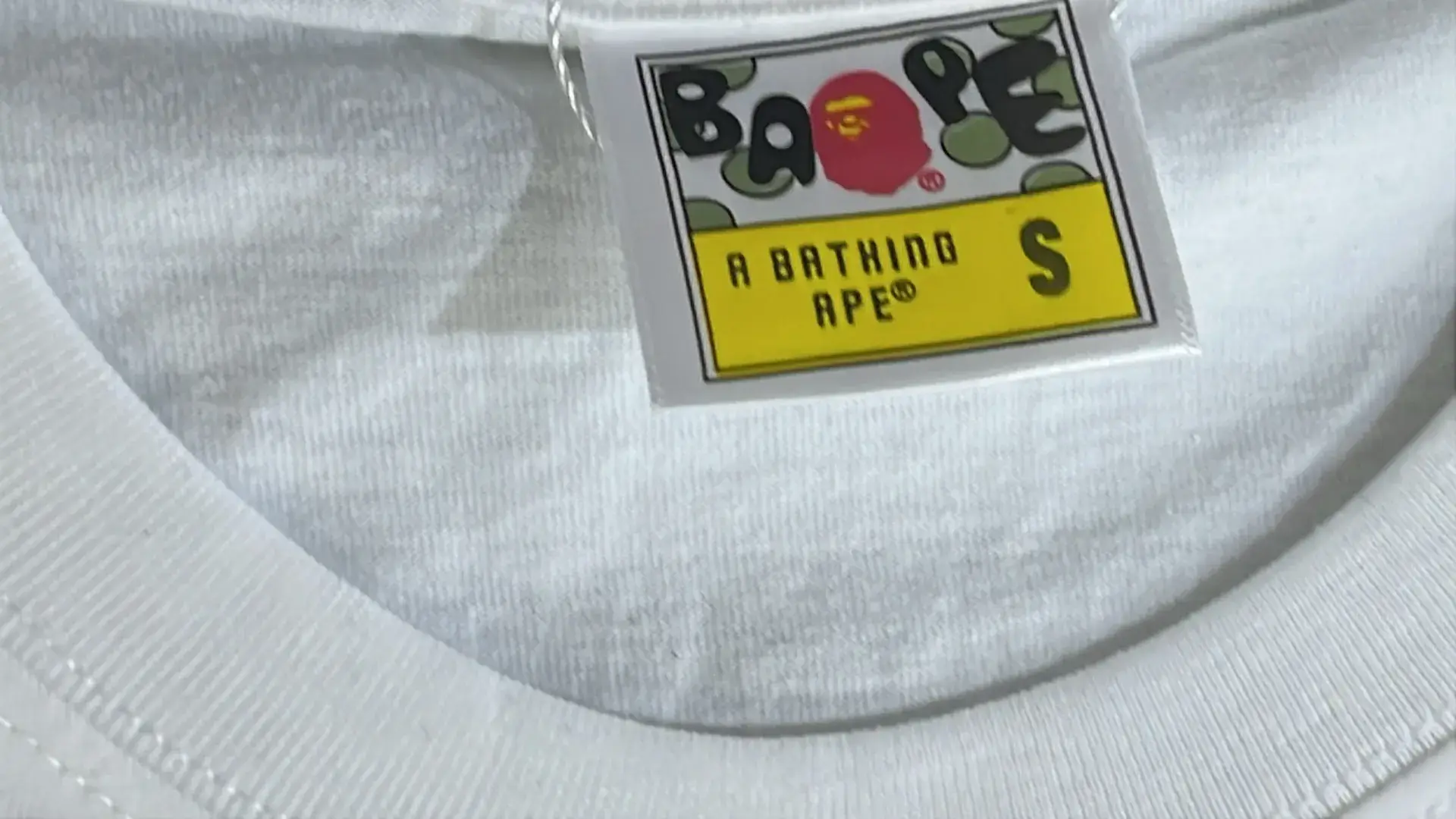  🔥BAPE跨境外贸短袖十字架小猴子梵文印花潮宽松纯棉圆领男女T恤 – QC photos preview | CnFans  | 7520041075