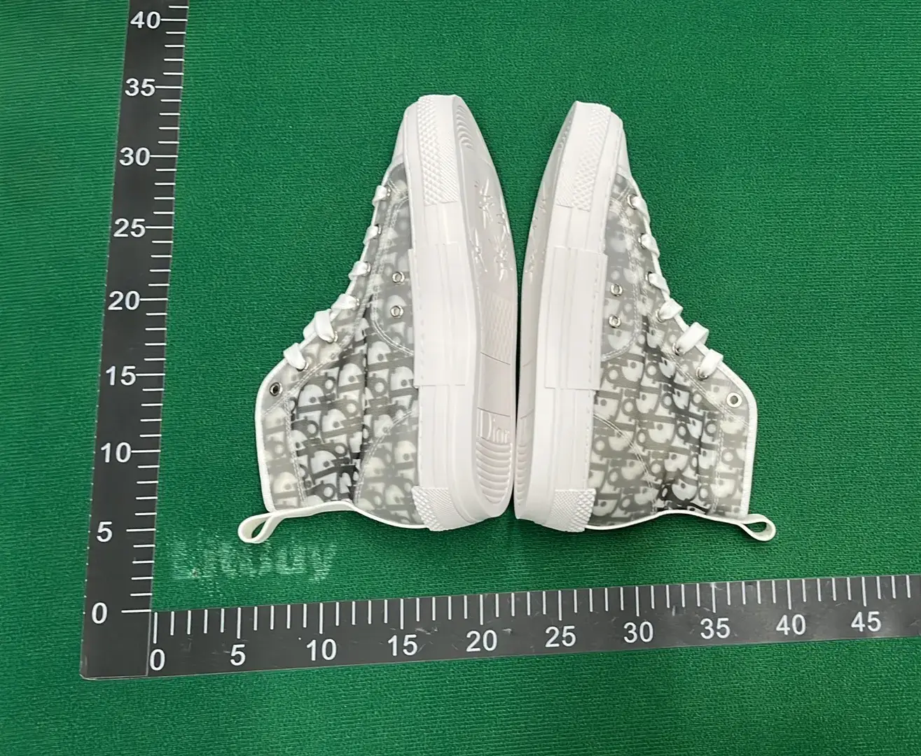  🔥1:1 batch D home high top shoes breathable canvas shoes white shoes，flat bottom printed letter sports shoes – QC photos preview | CnFans  | 7528699318
