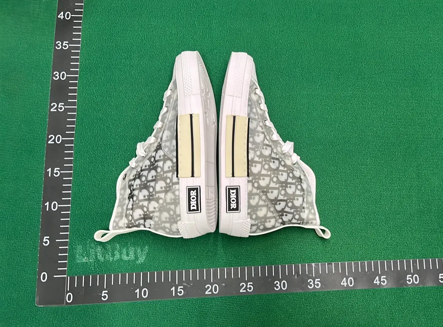  🔥1:1 batch D home high top shoes breathable canvas shoes white shoes，flat bottom printed letter sports shoes – QC photos preview | CnFans  | 7528699318