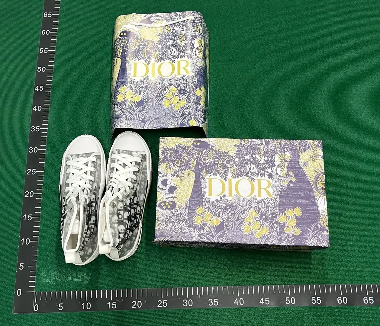  🔥1:1 batch D home high top shoes breathable canvas shoes white shoes，flat bottom printed letter sports shoes – QC photos preview | CnFans  | 7528699318