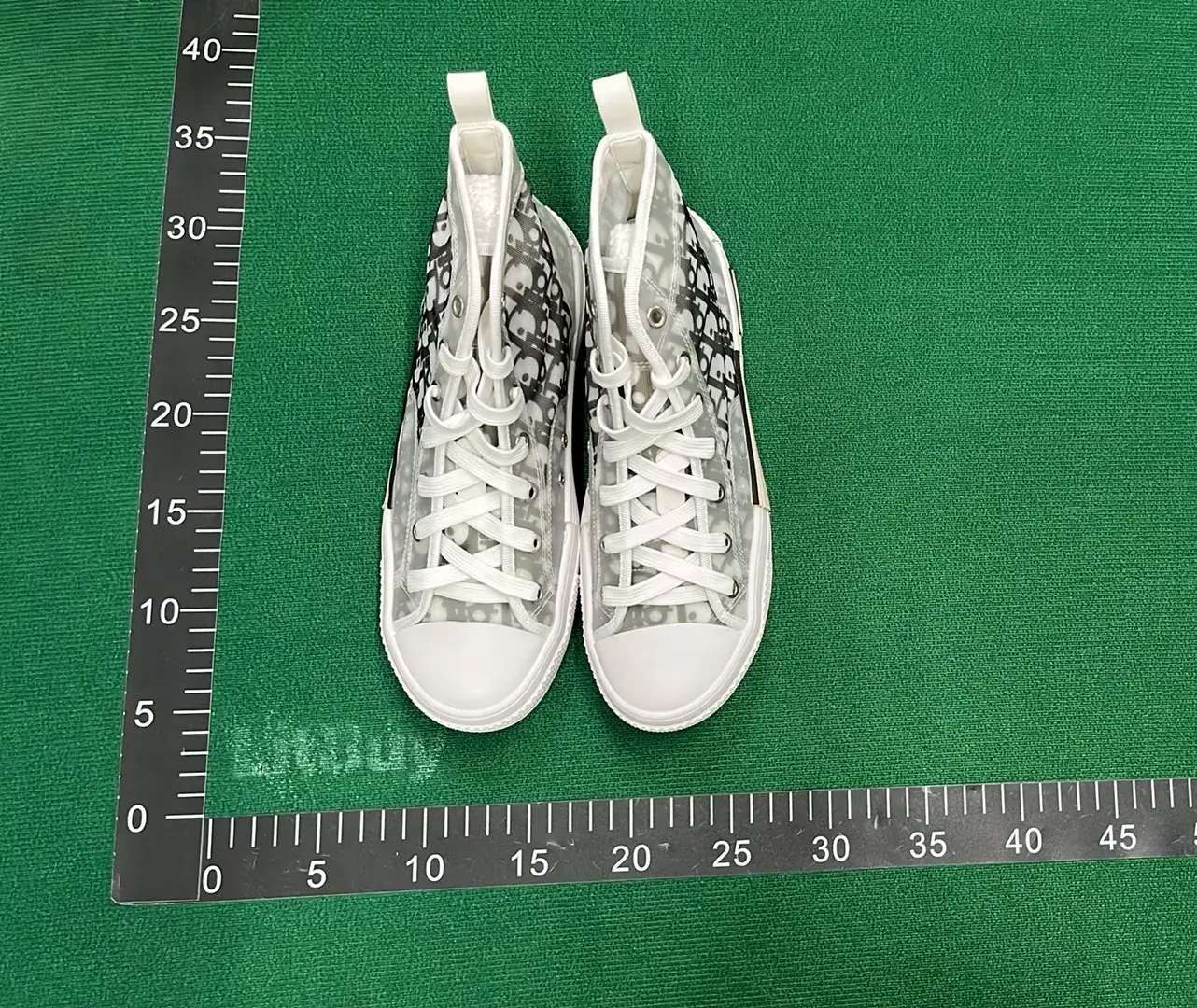  🔥1:1 batch D home high top shoes breathable canvas shoes white shoes，flat bottom printed letter sports shoes – QC photos preview | CnFans  | 7528699318