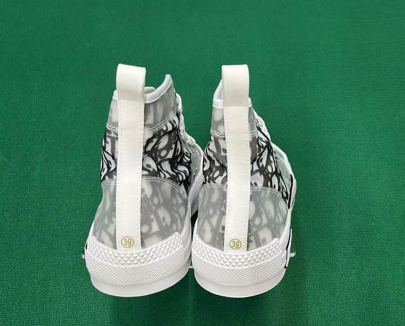  🔥1:1 batch D home high top shoes breathable canvas shoes white shoes，flat bottom printed letter sports shoes – QC photos preview | CnFans  | 7528699318