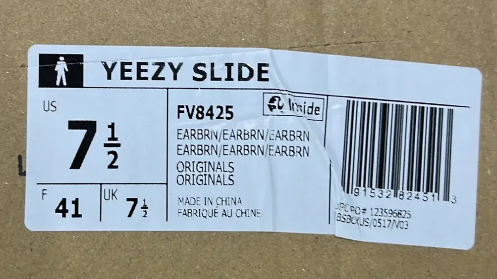 Adidas Originals Yeezy Slide (10+)  in the Best OopBuy Spreadsheet QC photos