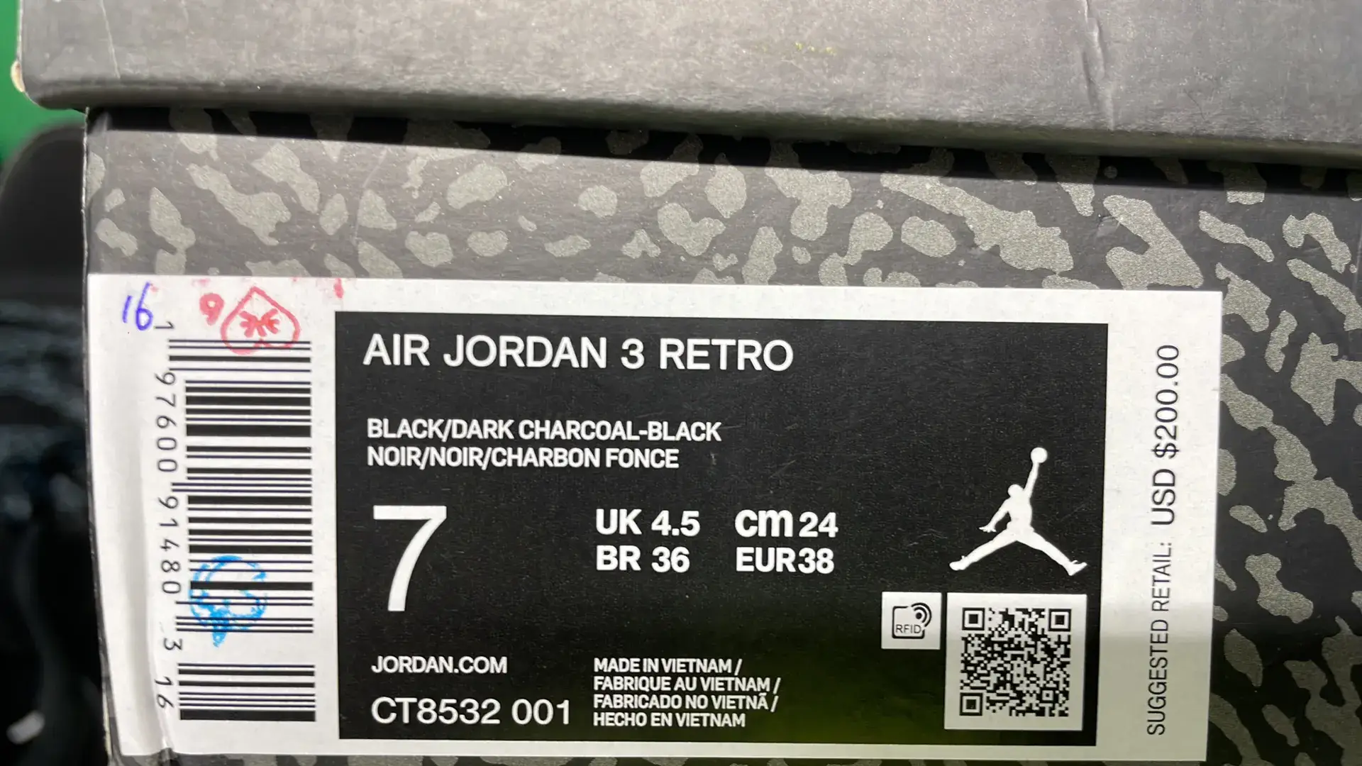 1:1 Batch Air jordan 3 retro Shoes  in the Best OopBuy Spreadsheet QC photos
