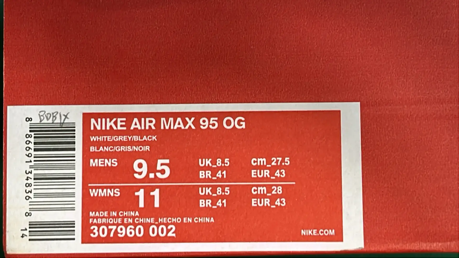 🔥1:1 batch Nike Air Max 95  in the Best OopBuy Spreadsheet QC photos