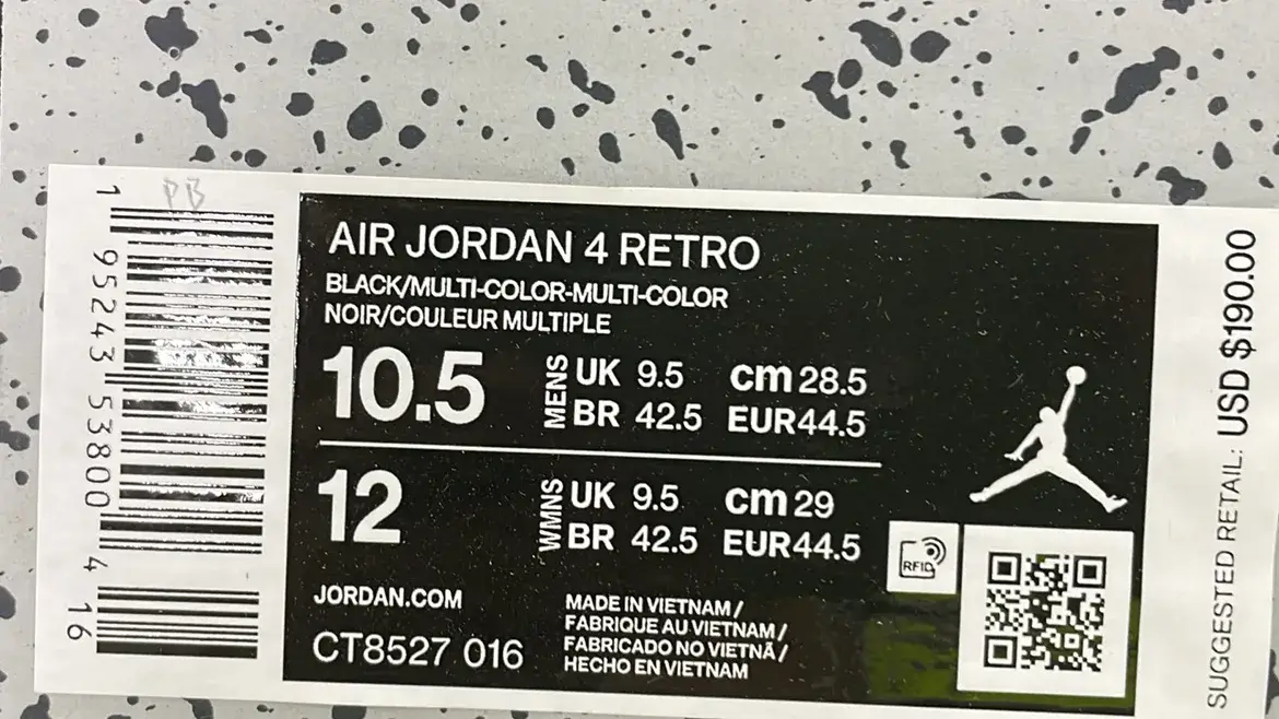 🔥1:1 batch Jordan Air Jordan 4 Retro"Bred Reimagined"  in the Best OopBuy Spreadsheet QC photos