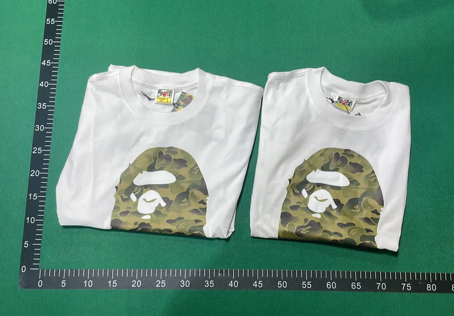 1:1 Batch BAPE T-shirt  in the Best OopBuy Spreadsheet QC photos